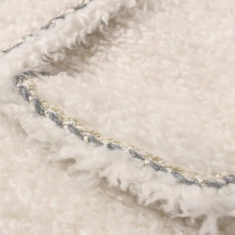 Faionable Damen Wollmantel Herbst Winter Neu Sle Revers Fell Layered Leder Faionable Ele Damen Oberbekleidung