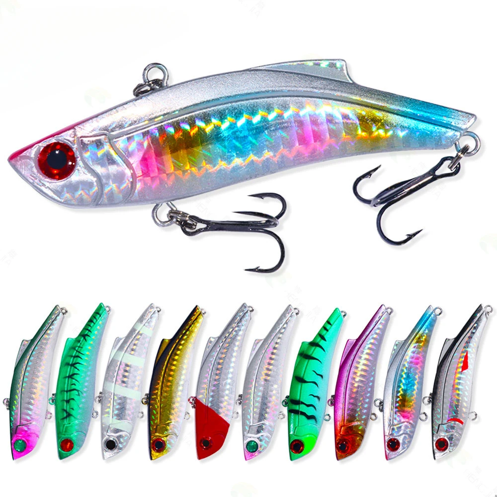 Winter Harde Zee Fis 9 cm 28g Winter VIB Vissen Lokt Afstandsschot Zinken Trillingen Wobblers Crankbait Isca Kunstmatige