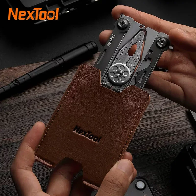 

Xiaomi Nextool Mini 14 In 1 EDC Multifunction Tool Outdoor Portable Screwdriver Wrench Pliers Folding Knife With Storage Bag