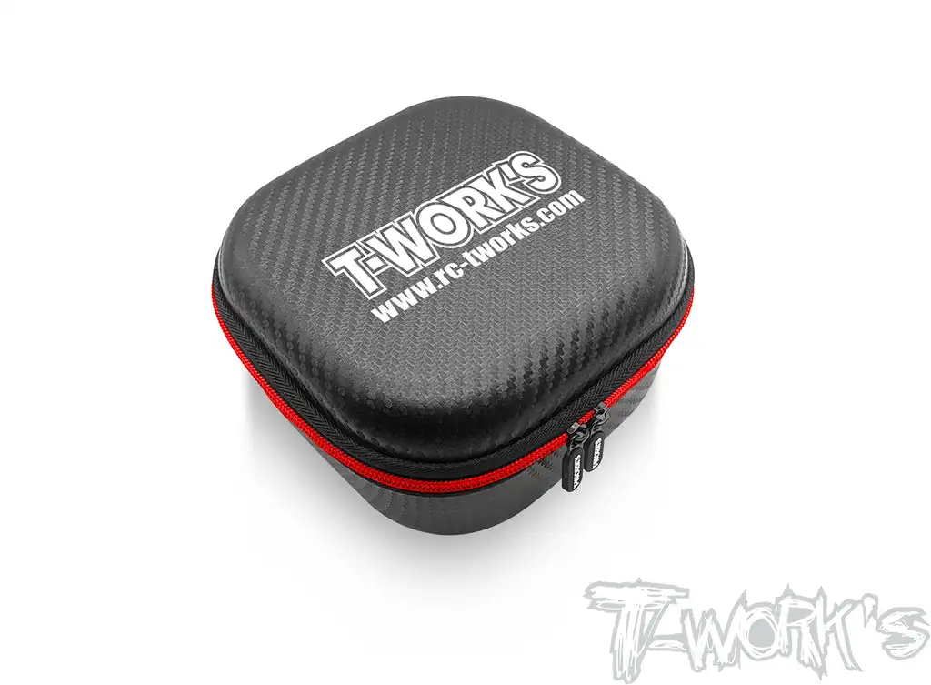 Original T work TT-075-N-8D Compact Hard Case 1/8 RC Car Differential Bag Professional Rc part