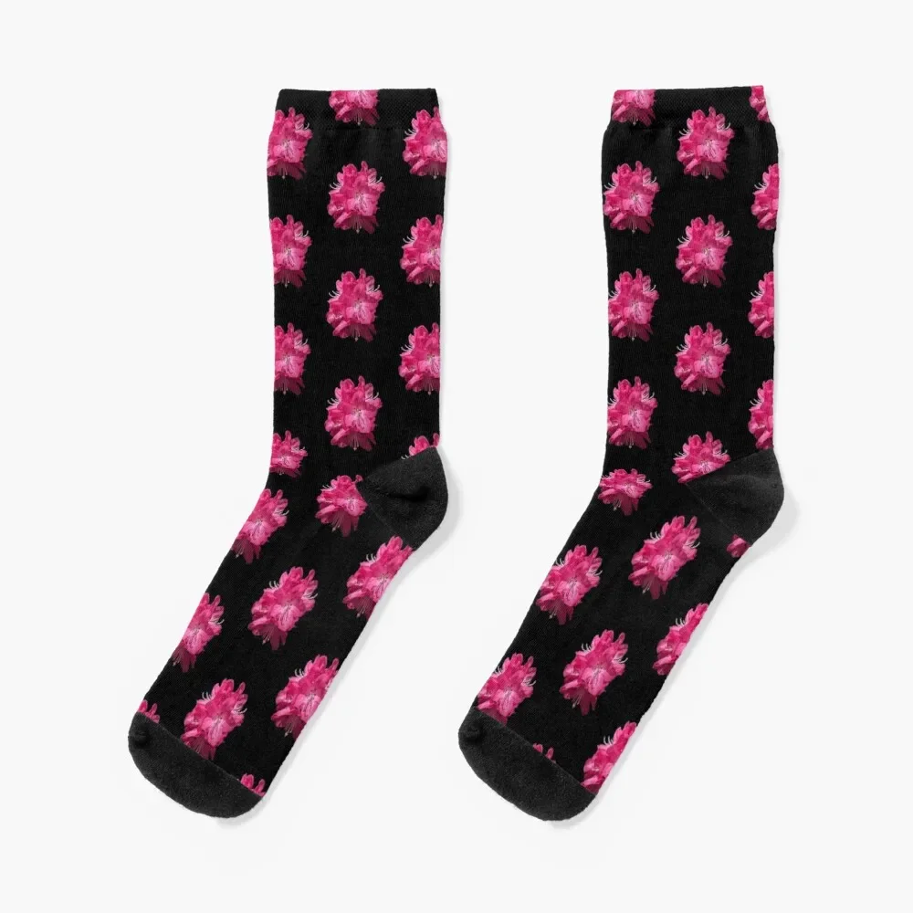 

Pink Rhododendrons Socks Lots japanese fashion Socks Man Women's