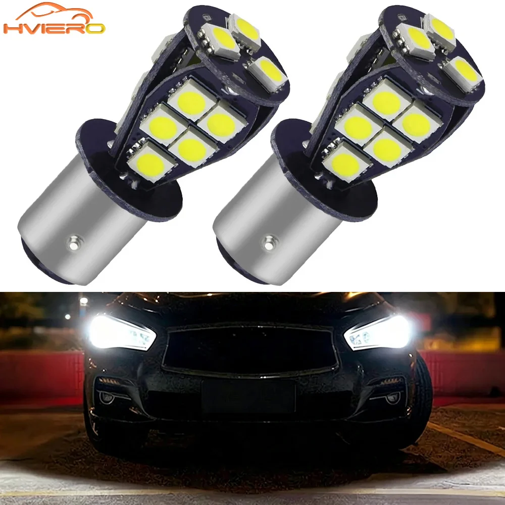 Universal 12V Automotive LED Lighting 5050 18SMD Chips BA15S 1156 1157 Replacement Bulb For Tail Reverse Tag Plate Parking Light