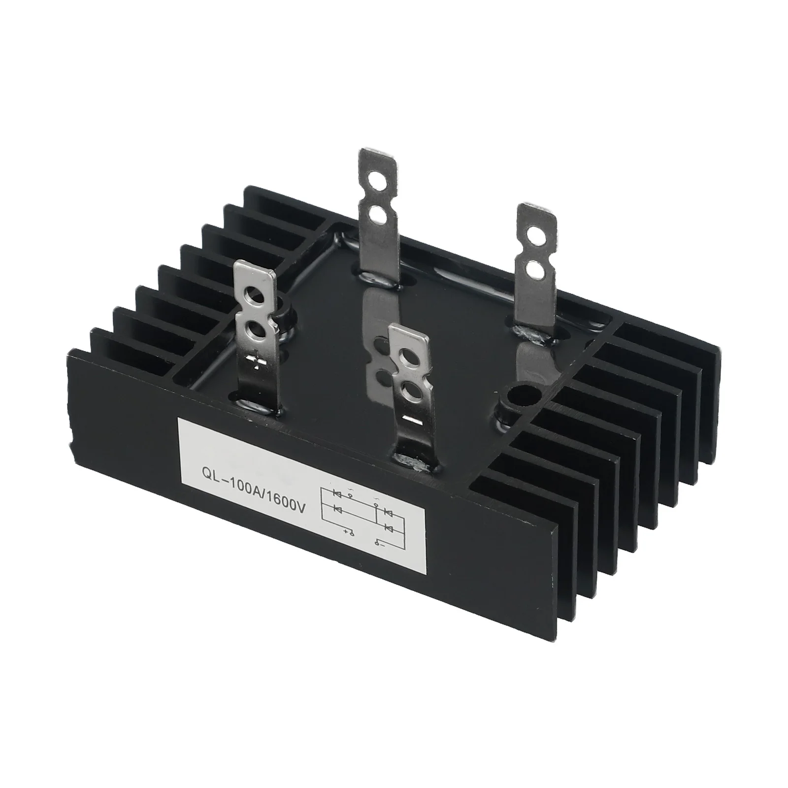 1pc Bridge-Rectifier 100A1600V Voltage 2Phase Diode Bridge High Power Bridge-Rectifier For Power Supply