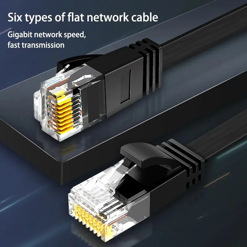 QWQ Ethernet Cable Cat6 Lan Cable 10m UTP Cat 6 RJ 45 Splitter Network Cable RJ45 Twisted Pair Patch Cord for Laptop Router