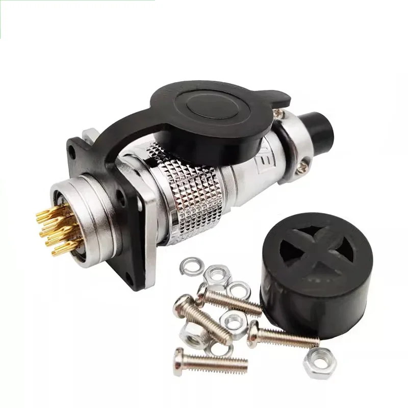 2/3/4/5/6/7/8/9/10/12 Pin PLS20 Aviation Connector Air Carrier Male Female Connector Plug WS20 TP20 Opening Diameter 20mm