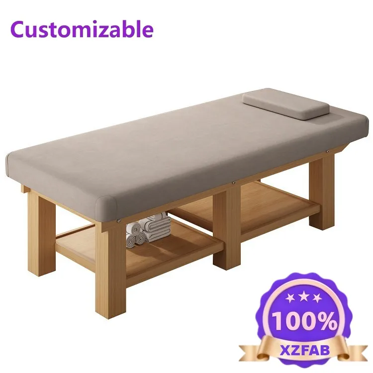 Factory Direct 2026 Beauty salon special beauty bed solid wood massage bedraditional Chinese medicine orthopedic treatment