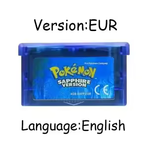 USA/EUR/ESP/ITA/NOE/FRA Pokemon Series Video Game Cartridge Pokemon Emerald FireRed LeafGreen Ruby Sapphire for GBA - Image 5
