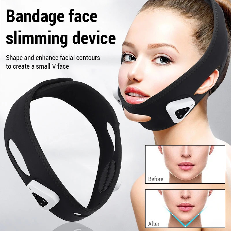 EMS Face Lifting Device EMS Magnetic Vibration Facial Massager Face Slimming Double Chin Removal Eliminate Edema Beauty Care