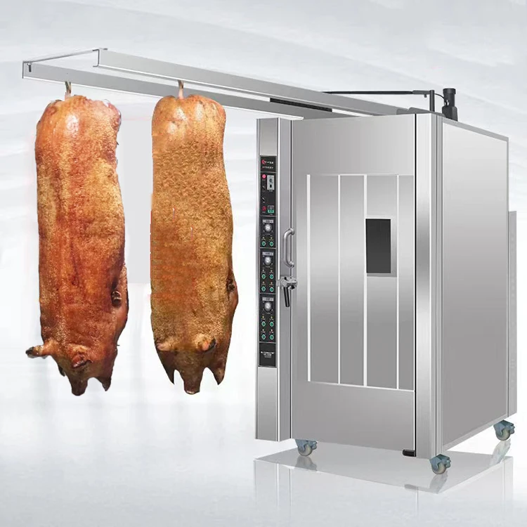 Customizable popularGas Charcoal Roast Fish Duck Oven Commercial Fully Automatic Electric Roast Chicken Pig Rotating Oven