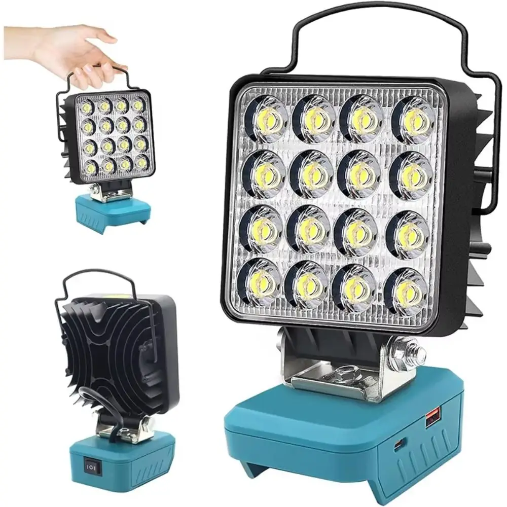 

USB-C Quick Charge Outdoor Work Light Easy Install Engineering Lighting LED Working Lamp Flashlight Lantern Electric Torch