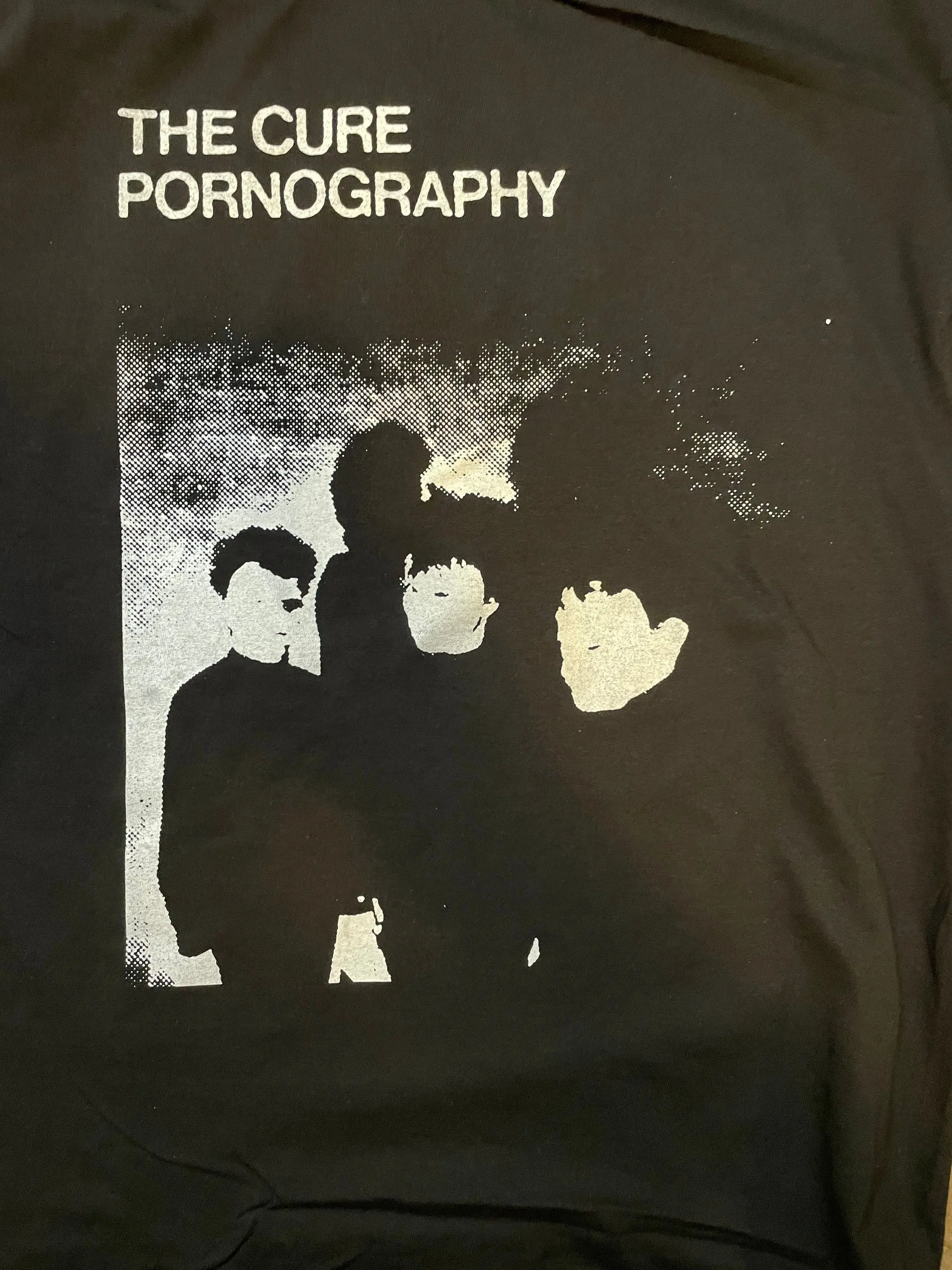 The Cure pornography T-shirt black Siouxsie and