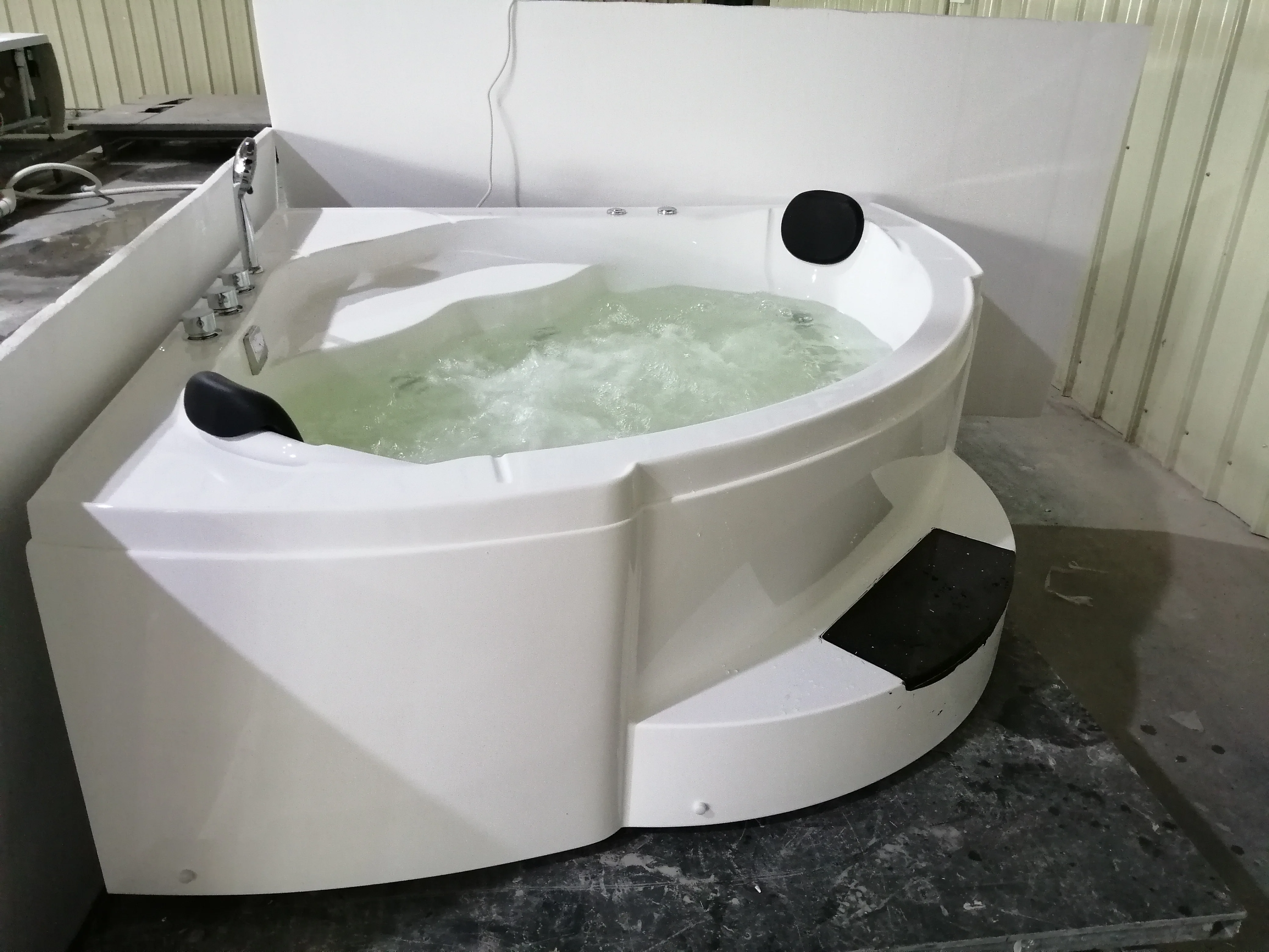 2 شخص منازل جاهزة Jackuzi توفير الطاقة حوض استحمام ساخن Piscine Jakuzzi Vasca حوض استحمام زاوية #5