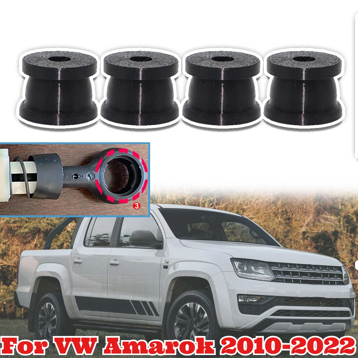 Updated Manual Gearbox Shift Cable Linkage Control Bushing Gear Shifter Lever End Rod Selector For VW Amarok 2010-2022 6-speed