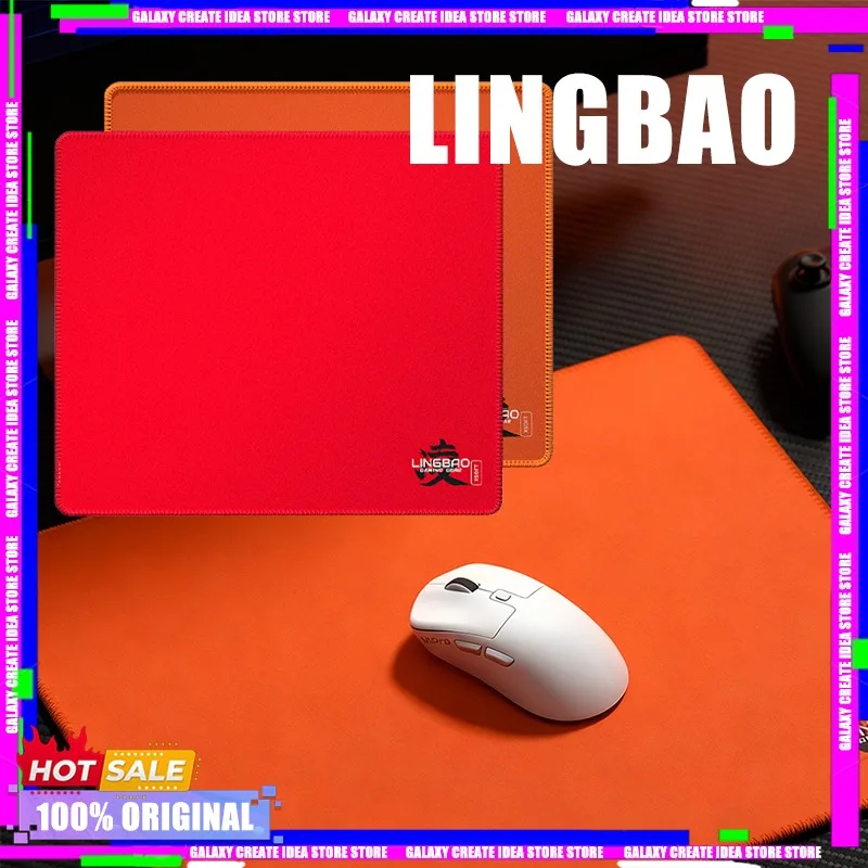 

New LingBao Mouse Pad E-sports FPS Smooth Fine Surface Solid Color Competition Game Dedicated 490mm*420mm*5mm Desk Pad CSGO LOL