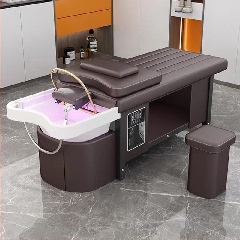 Beauty Shampoo Chair Washing Hair Sink Shampoo Chair For Hair Water Circulation Head Hair Cadeira Furniture For Salon