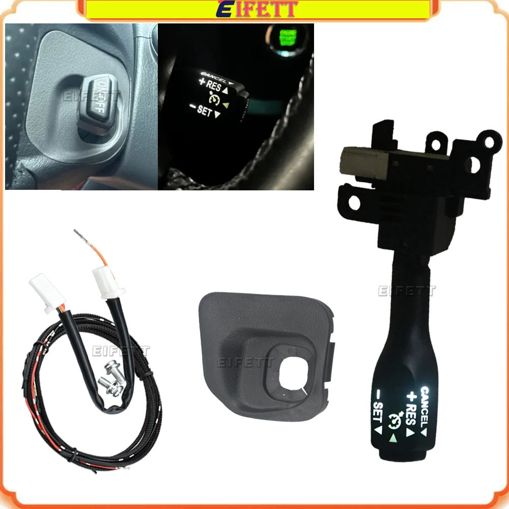 

Комплект переключателей круиз-контроля с подсветкой 84632-34011 84632-34017, пылезащитный чехол 45186-58040 для Toyota Alphard ANH20 2008-2014