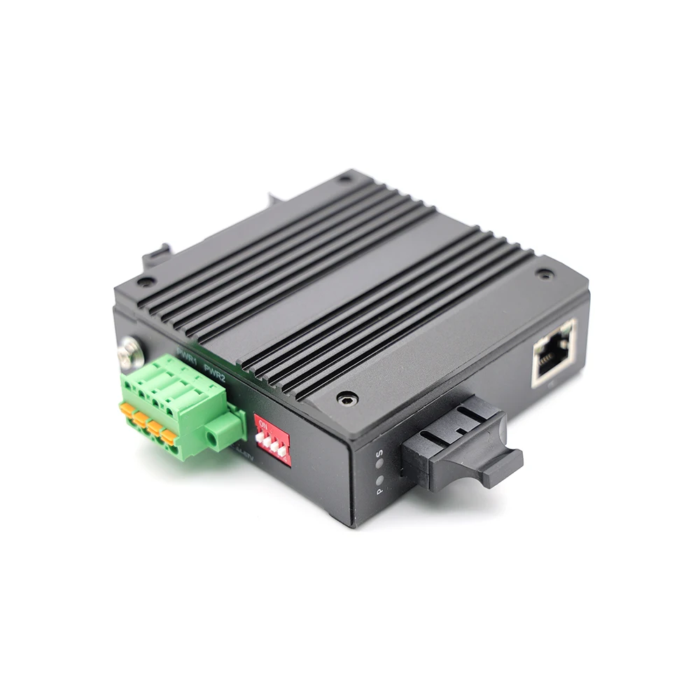 

Industrial Media Converter 1Fiber and 1RJ45 Rugged