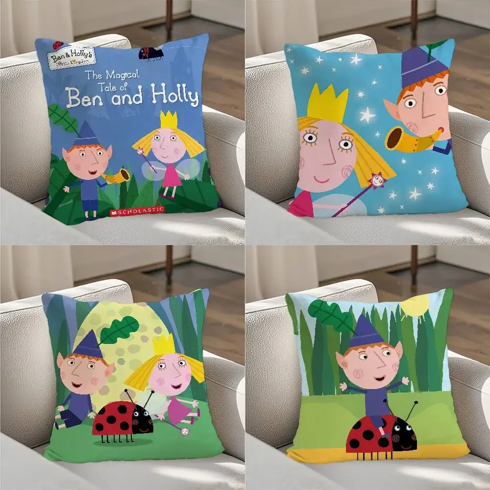 

Ben And Hollys Little Kingdom Pillow Case Luxury Double-sided For Car Pillows 45x45 Cushions Cover Home And Decoration Sofa Pill