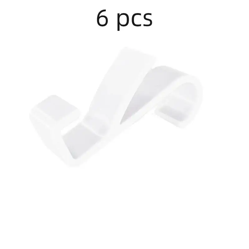 6Pcs Bathroom Robe Hooks for Glass Door Easy to Install Space Efficient for Towels and Clothes