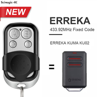 Clone Replication ERREKA KUMA KU02/LUNA 2/LUNA 3/RESON 1/RESON 2 433.92MHz Fixed Code Garage Door Remote Control Gate Opener