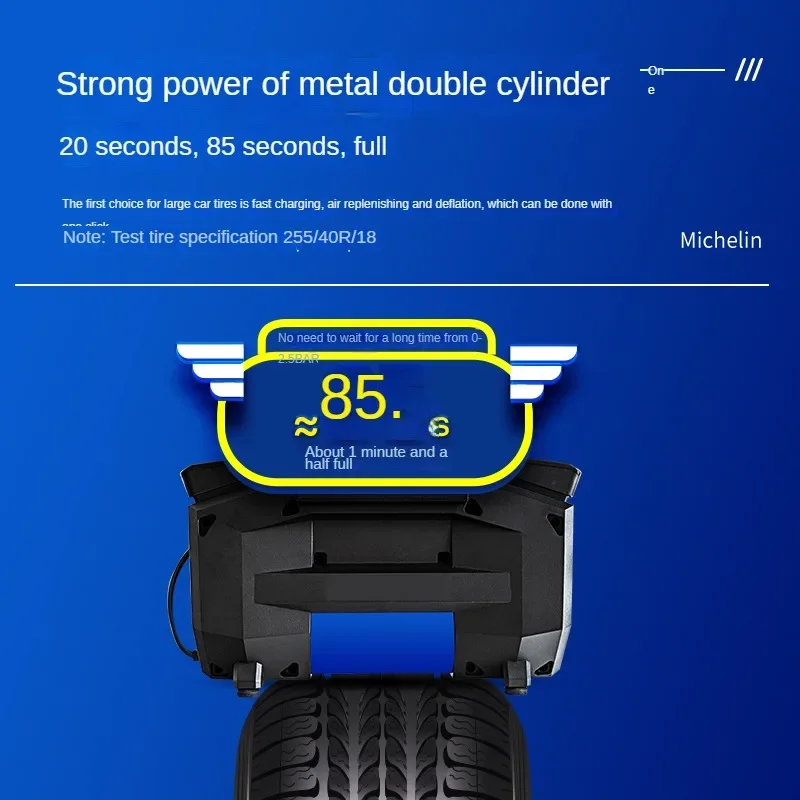car inflation pump for off-road suv tyres dual-cylinder electric high-pressure pump with high power