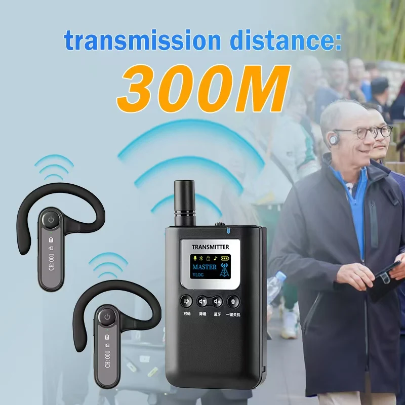 سماعات جولة المؤتمرات الصغيرة لاستقبال المؤتمرات وزيارة الأعمال والشركة الداخلية تستخدم جهاز الاتصال اللاسلكي طويل المدى