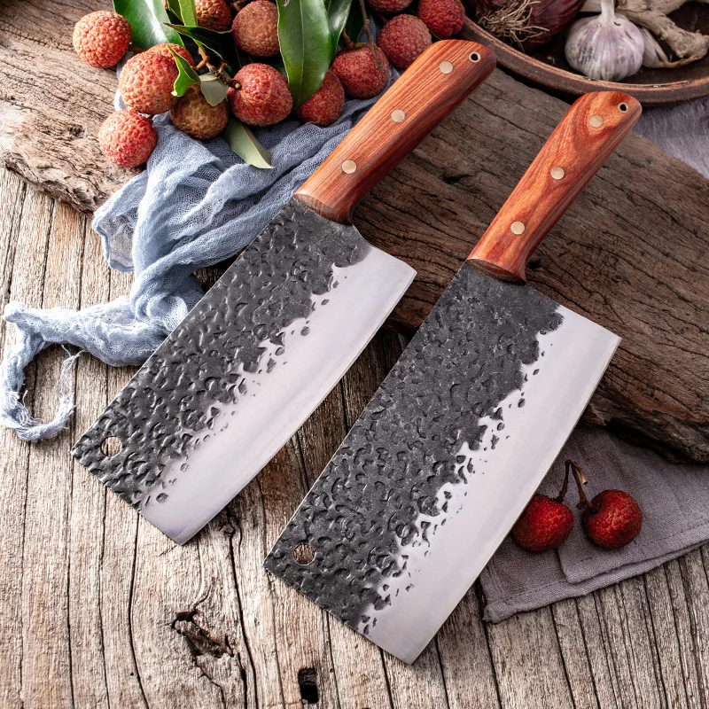 

Chinese Kitchen Knife Professional Chef Mulberry Knife Stainless Steel Household Chopper Sharp Slicing Knife Cooking Tools