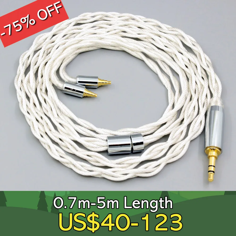 

Graphene 7N OCC Silver Plated Type2 Earphone Cable For Sennheiser IE40 Pro IE40pro LN008129