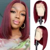 113491-a75487.png 99J Burgundy Straight Bob Wigs Wear and Go Glueless Wigs 13x4 Lace Front Human Hair Wigs Pre Cut No Glue For Women Red Colored