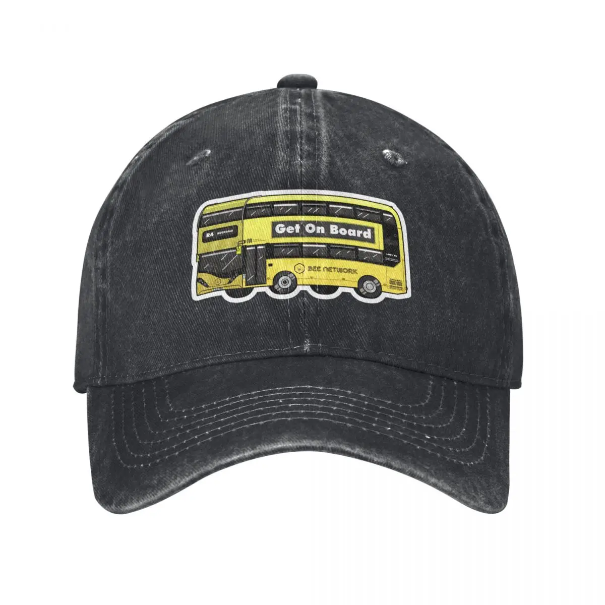 

Transport for Greater Manchester, Bee Network yellow bus Baseball Cap Male hat Golf Hat Sun Hats For Women Men's