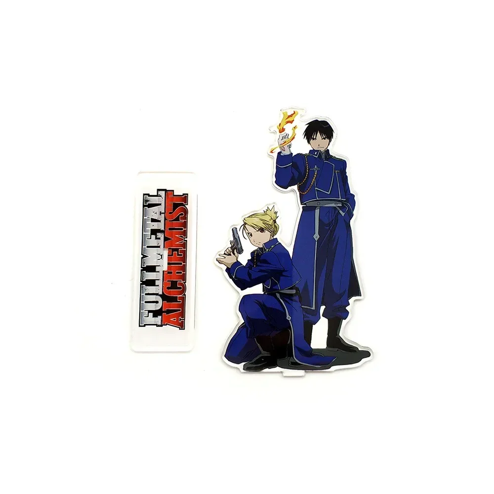 Roy Mustang Riza Hawkeye  acrylic standee figurines desk decoration cake topper anime