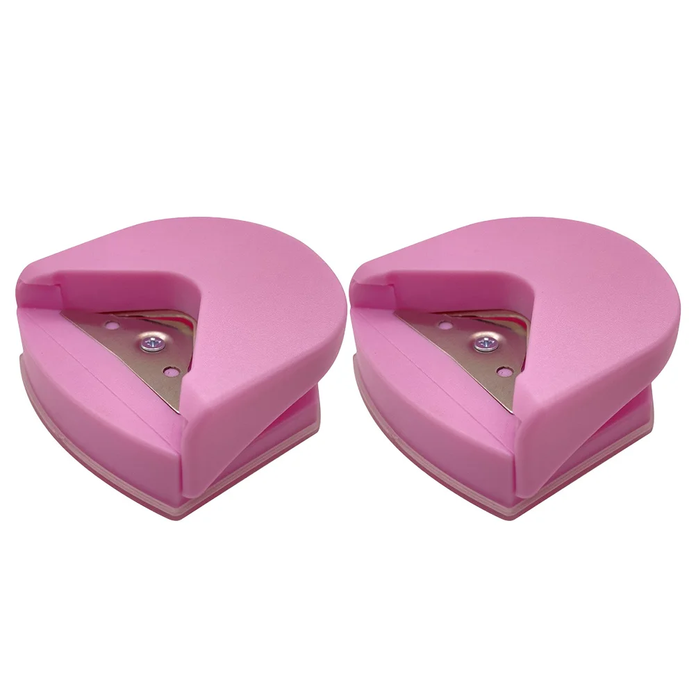 2 stücke Für Papier Handwerk Runde Kante Punch Diy Machen Zubehör Ecke Rounder Kunststoff Bild Trimmer Handwerk