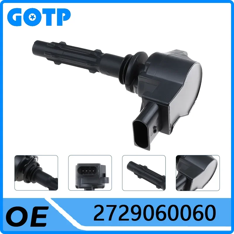 

6pcs GOTP Ignition Coil Ignition System #2729060060 For Mercedes Benz W212 W221 C300 C350 E300 E350 S300 S350 S500 Accessories