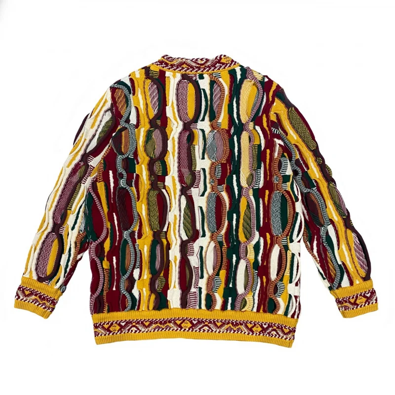 เสื้อกันหนาว W2EJOURNEY ไซส์ EU US คุณภาพพรีเมียม หรูหรา สไตล์วินเทจ เอธนิค ทันสมัย สำหรับฤดูหนาว อุ่นสบาย สำหรับผู้ชายและผู้หญิง