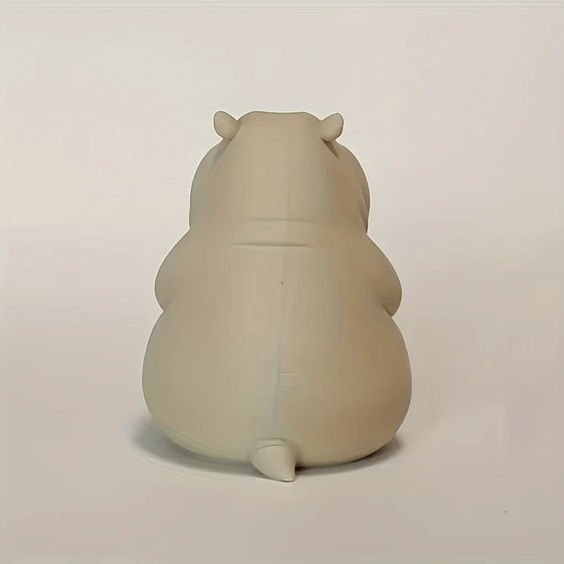 زخرفة لوحة القيادة فرس النهر الغاضب المطبوعة ثلاثية الأبعاد - ديكور بلاستيكي متين للهالوين وعيد الميلاد أو المكتب المنزلي أو الحفلات #5