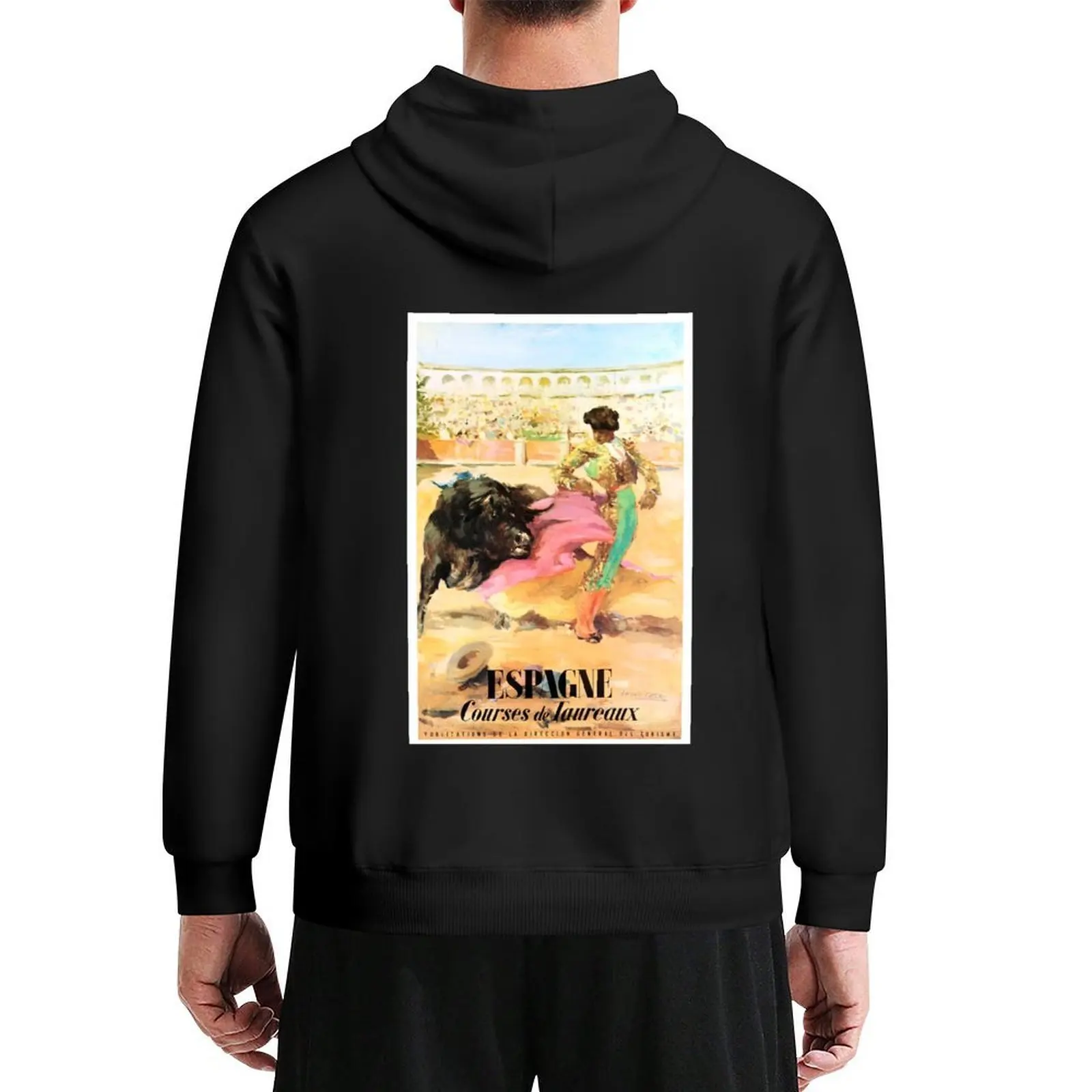 

Spain Vintage Travel Poster Restored Hoodie men's coat graphic t shirts men men's clothes autumn jacket men hoodie for men