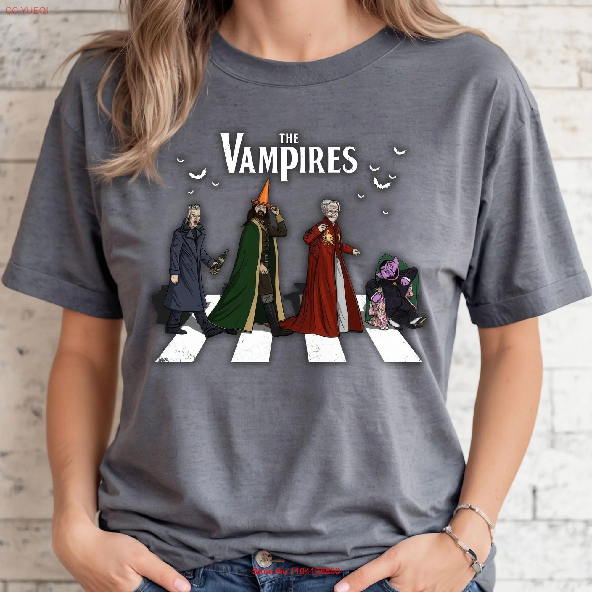 The Vampires T Shirt Vintage Halloween Vampire Horror Dracula Classic Retro long or short sleeves