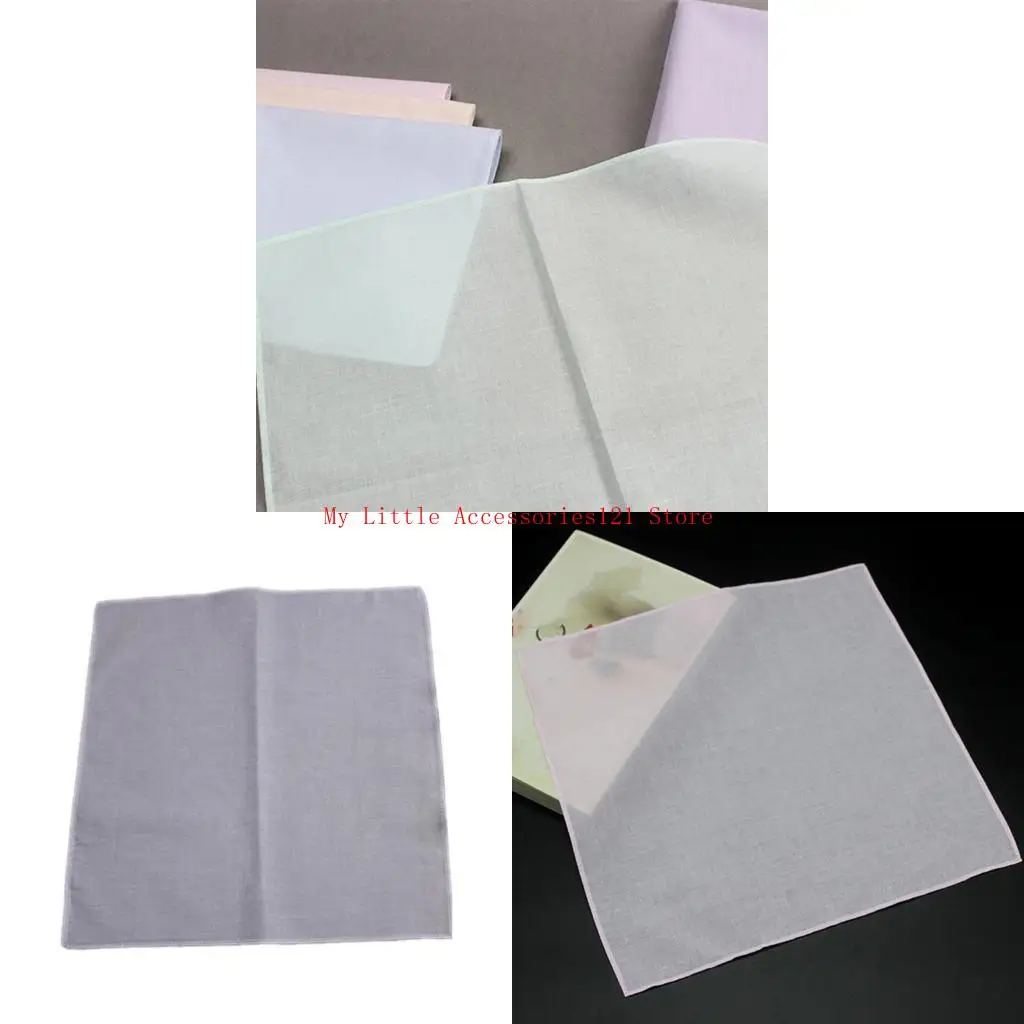 

Простой цвет Hankie Adult Landckiefs Кожа дружелюбный умываемый для грудного полотенца множество карманных платков.