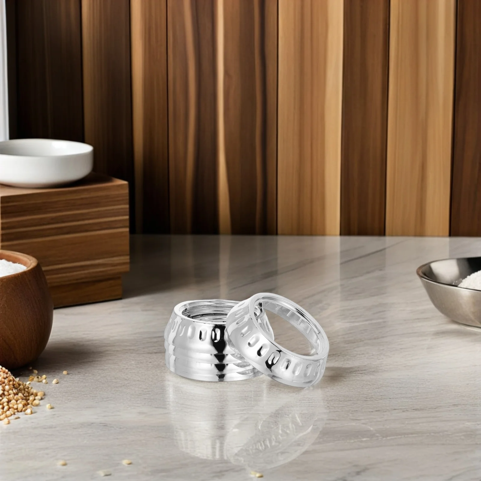 4 ユニット バースツール フットカバー 交換用ベースキャップ 椅子スタンド用 装飾保護カバー ホーム家具アップグレード