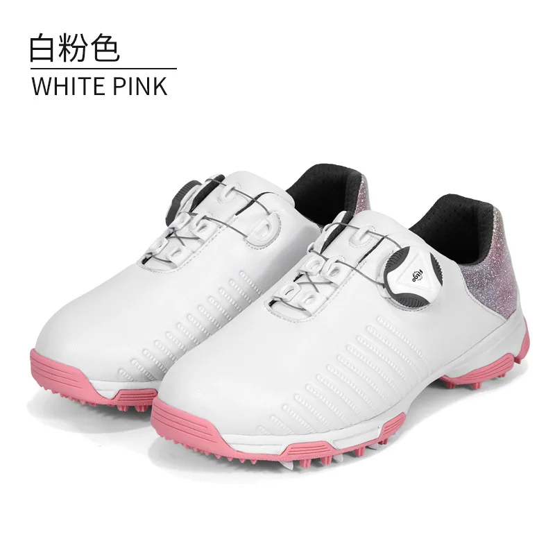 PGM Girls Sneakers Kids Golf Shoes Waterproof Turnbuckle Sneakers Sneakers Kids Shoes