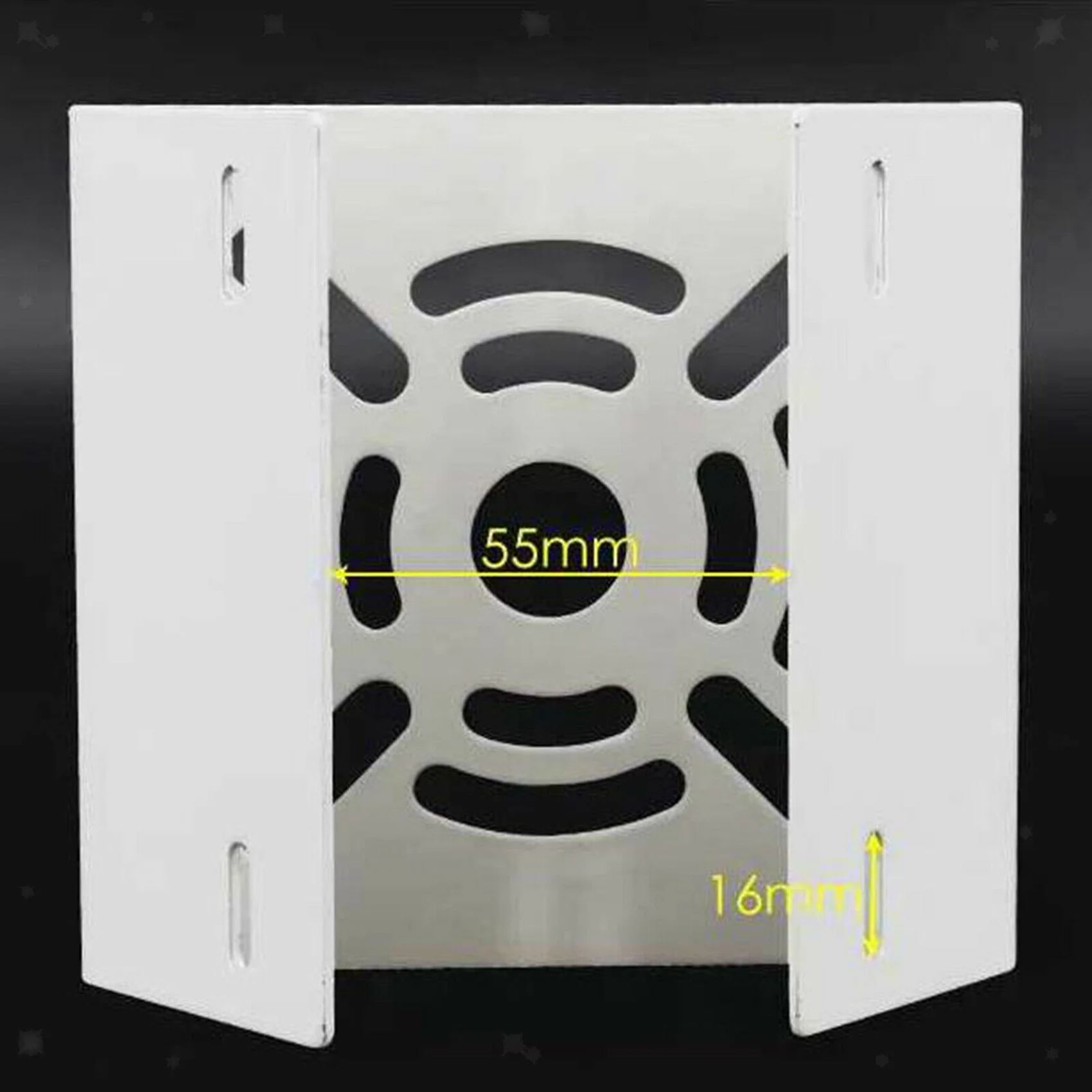 THIVN-2X Universal Vertical Pole Mount Adapter, With 4 Loops, Wall Mounting Loop Bracket