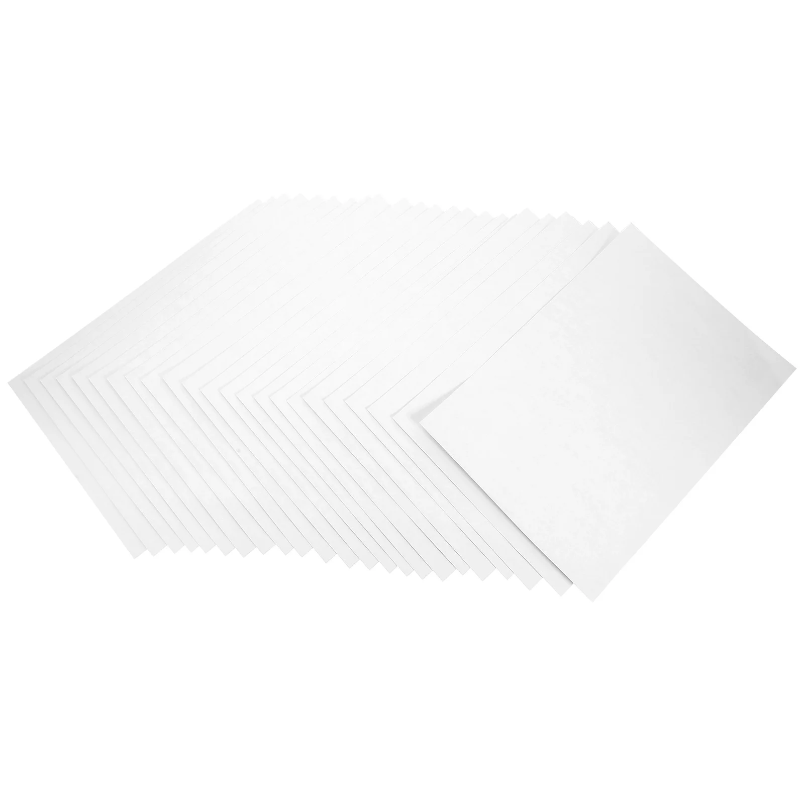 50 Sheets Printer Paper Copy Marking Sticker A4 Kraft Self-adhesive Printing Blank Whole Photo White for