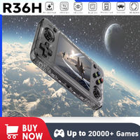 R36H Retro Handheld Game Console ARKOS System Portable Pocket Video Player 3.5 Inch IPS layer 3.5 Inch IPS Screen R36S landscape