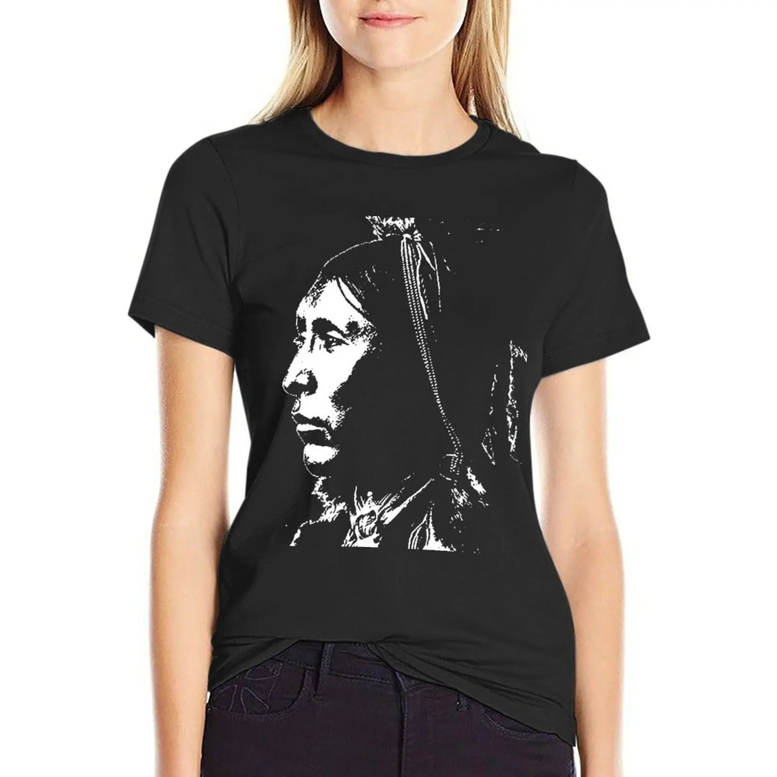 Two-Hatchet of the Kiowa T-Shirt summer clothes kawaii clothes aesthetic clothes new edition t shirts for Women