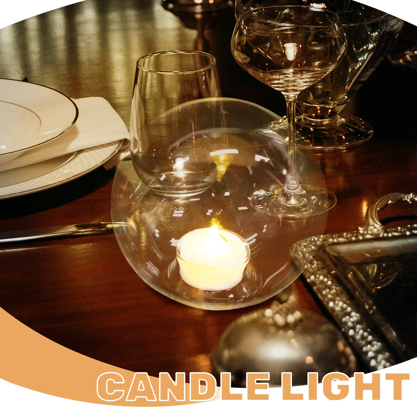 

3pcs Electric Led Decoration Flashing Table Centerpiece Operated Lamps Flameless C Wedding Party