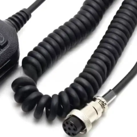 /HM-36 /8 /Pin Speaker Microphone For For ICOM IC-718 IC-765 IC-761 IC-7200 IC-7600 Mobile Radio Handheld Mic Black
