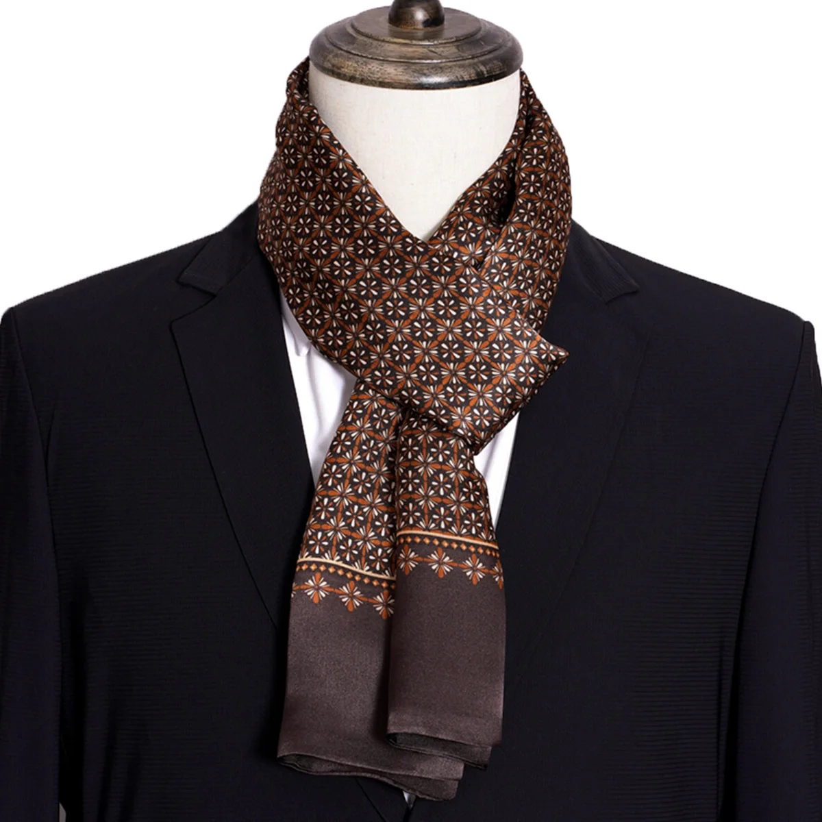 جديد الرجال شريط وشاح حريري رائجة البيع قسط قميص وشاح للرقبة للإكسسوارات العصرية 2026 جديد FEIMANUAN