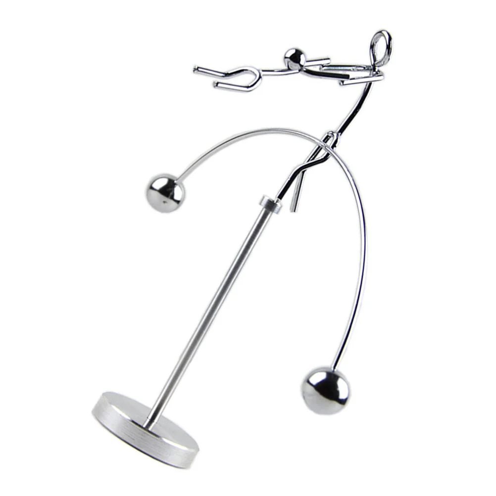 

Physics Balancing Couple Sculpture Metal Desktop Decor Creative Perpetual Motion Ornament Educational Balance Desk Decoration