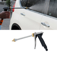 Brass Metal Hose Nozzle Accessories Cleaner Spray Long Rod High Pressure Water Gun Sprayer Ice Scraper High Pressure