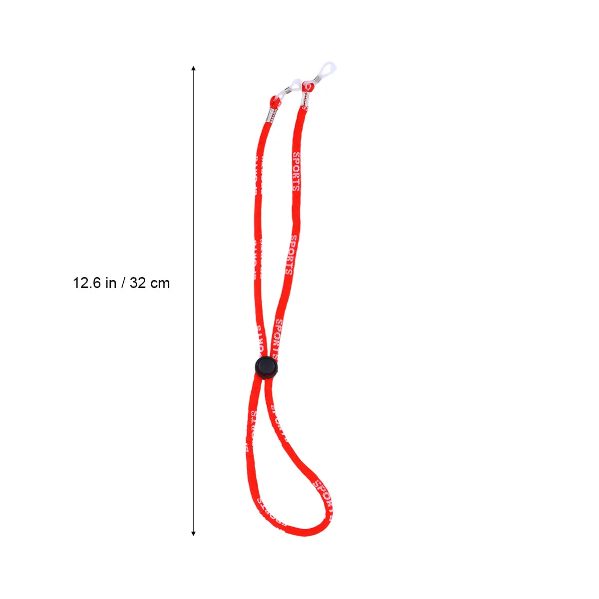 Glasses Holder Strap Red Premium Eyewear Retainer Adjustable Anti-Slip Sports Safety Neck Cord String Eyewear Retainer Strap